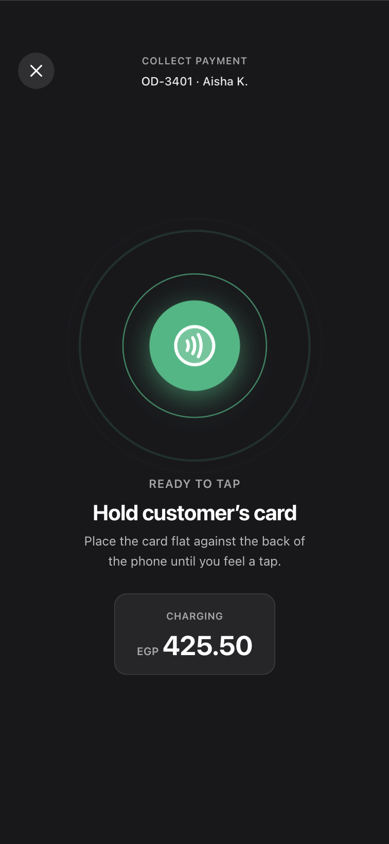 Soft POS — tap to pay on device